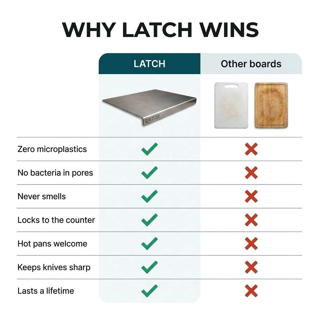 LATCH™ STAINLESS STEEL WORKSTATION