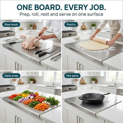 LATCH™ STAINLESS STEEL WORKSTATION